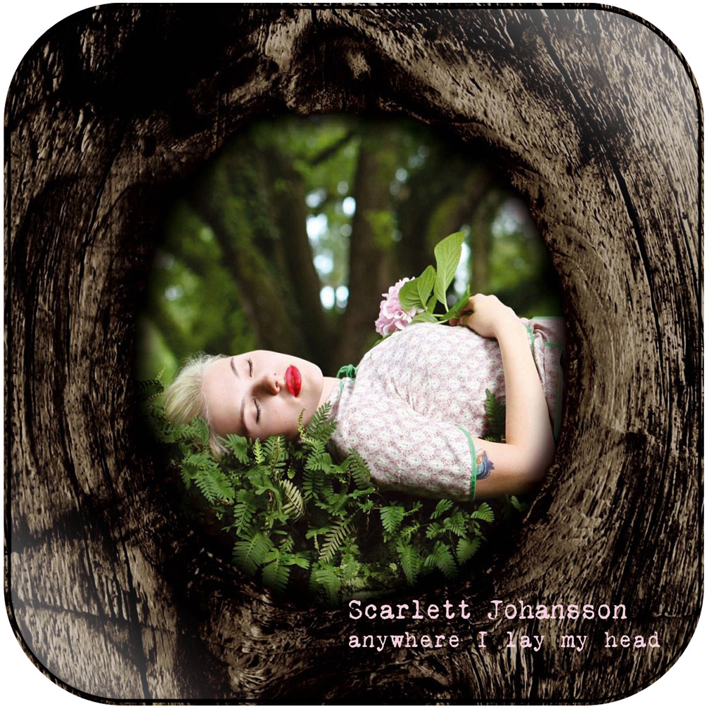 Scarlett Johansson Anywhere I Lay My Head Album Cover Sticker