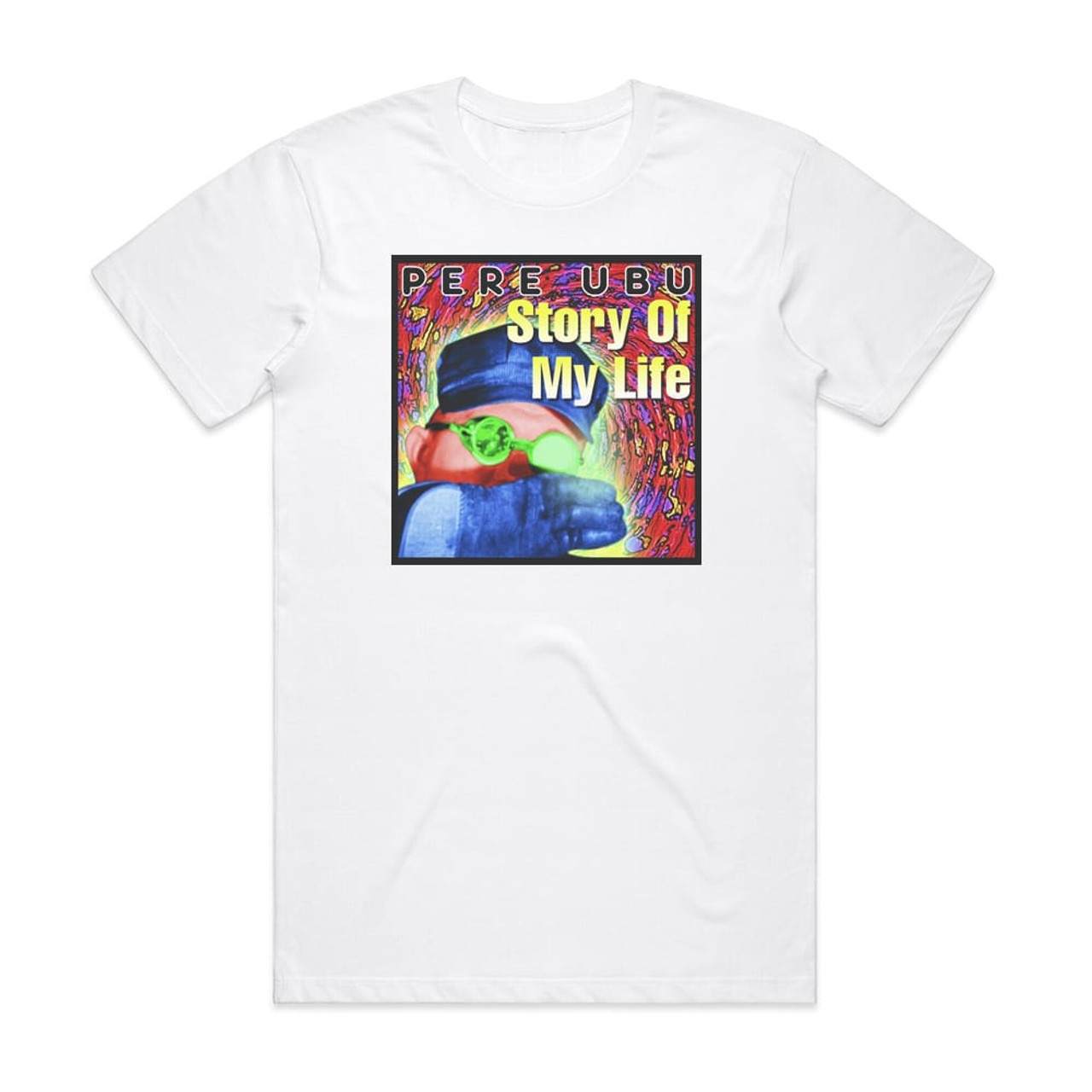 Pere Ubu Story Of My Life Album Cover T-Shirt White