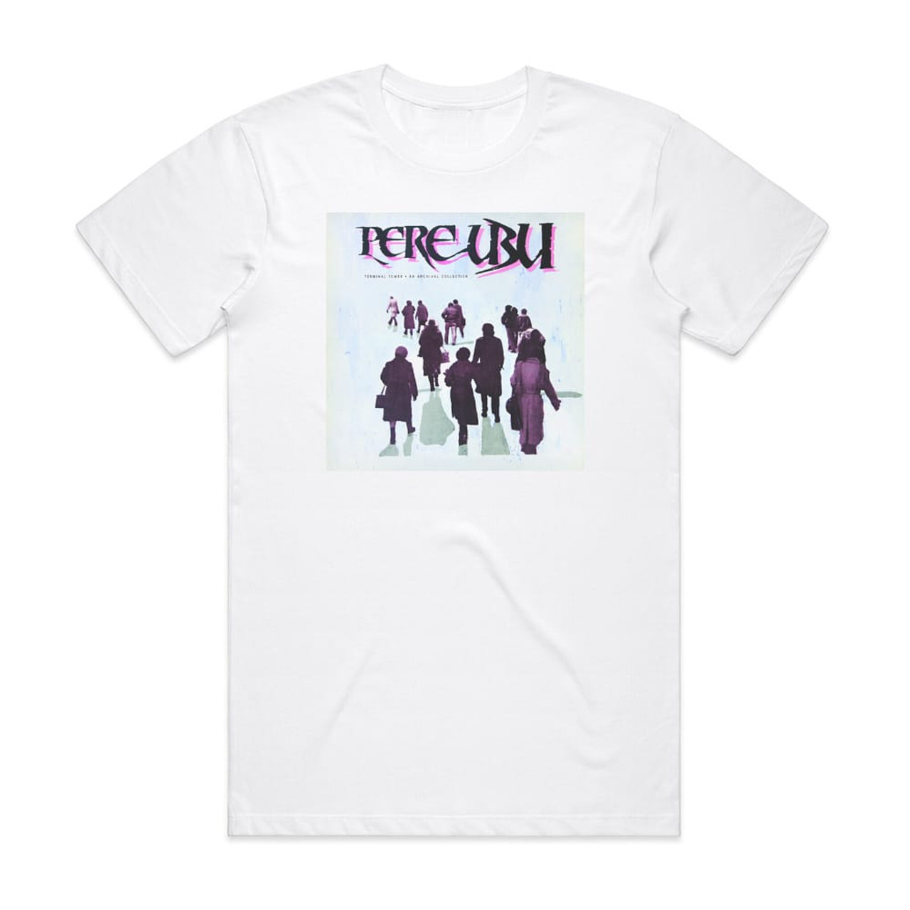 Pere Ubu Terminal Tower Album Cover T-Shirt White