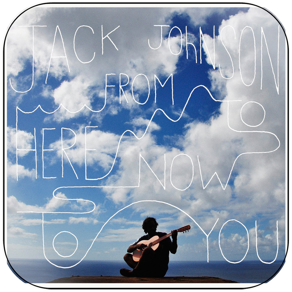 Jack Johnson /From Here To Now To You 美品 Jack Johnson From Here To Now To You Album Cover Sticker