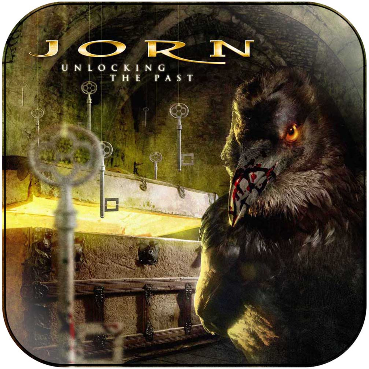 Jorn Unlocking The Past Album Cover Sticker