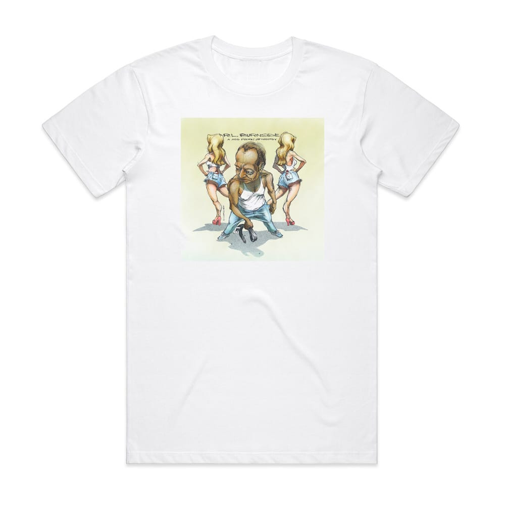 R L Burnside A Ass Pocket Of Whiskey Album Cover T-Shirt White