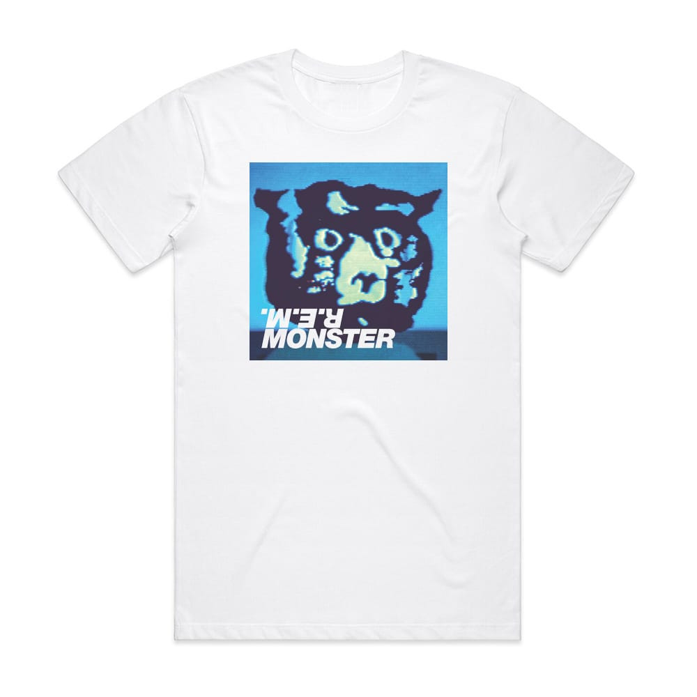 REM Monster 1 Album Cover T-Shirt White