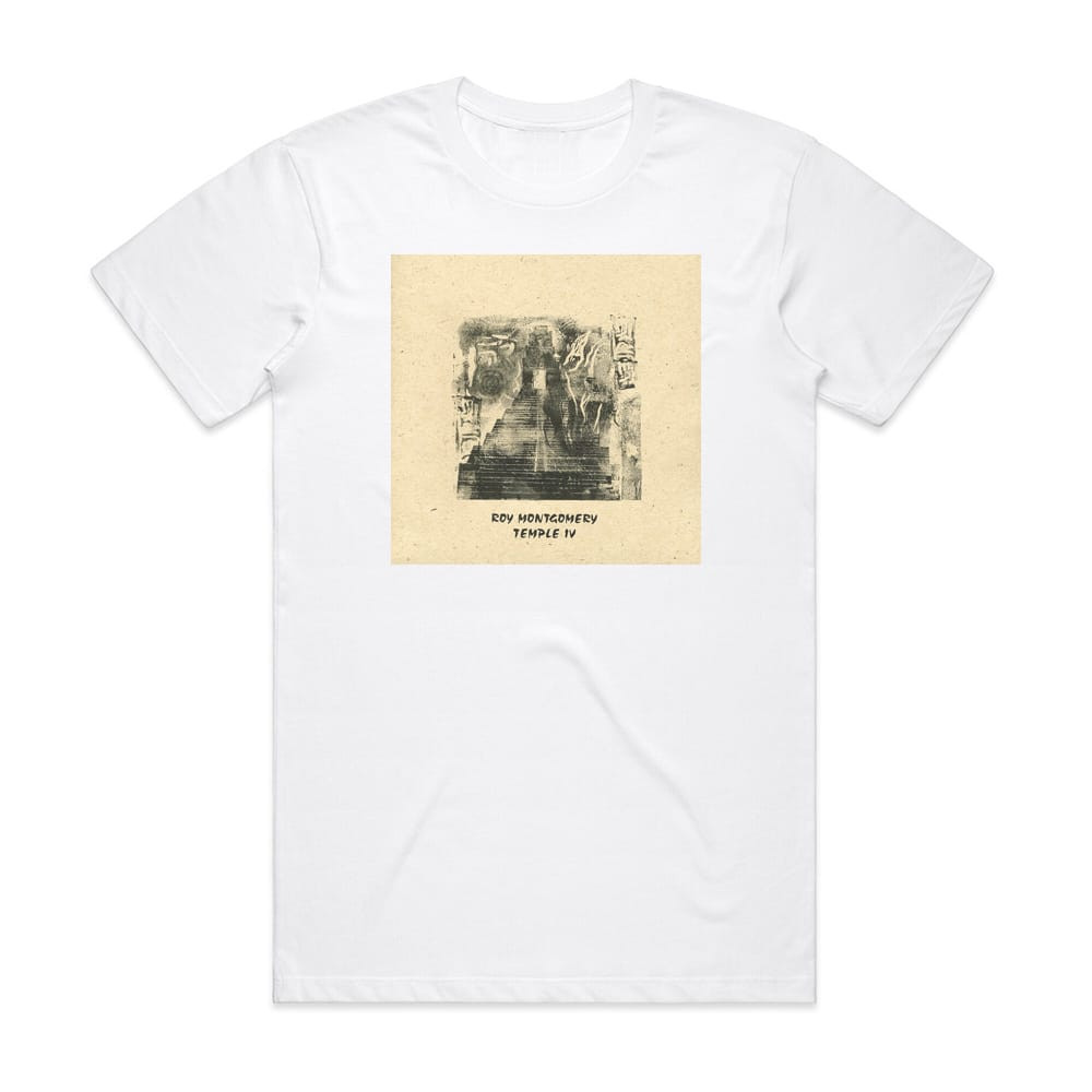 Roy Montgomery Temple Iv Album Cover T-Shirt White