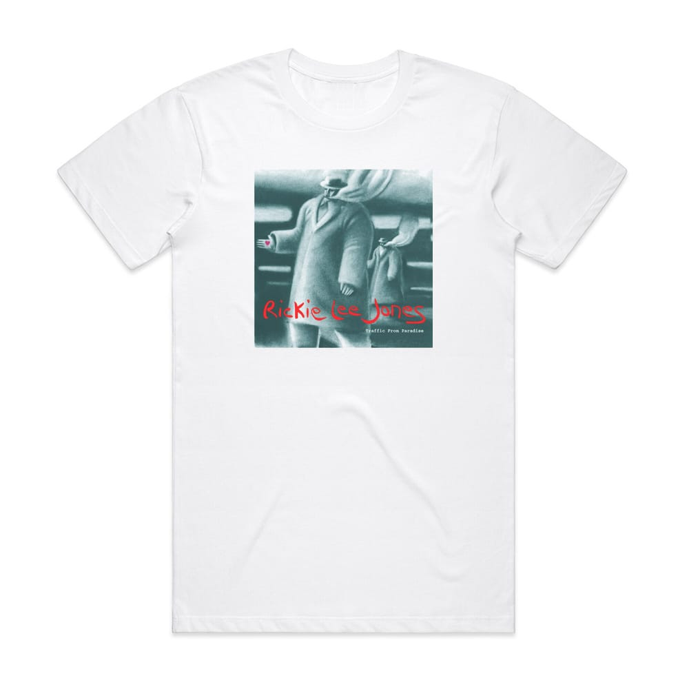Rickie Lee Jones Traffic From Paradise Album Cover T-Shirt White