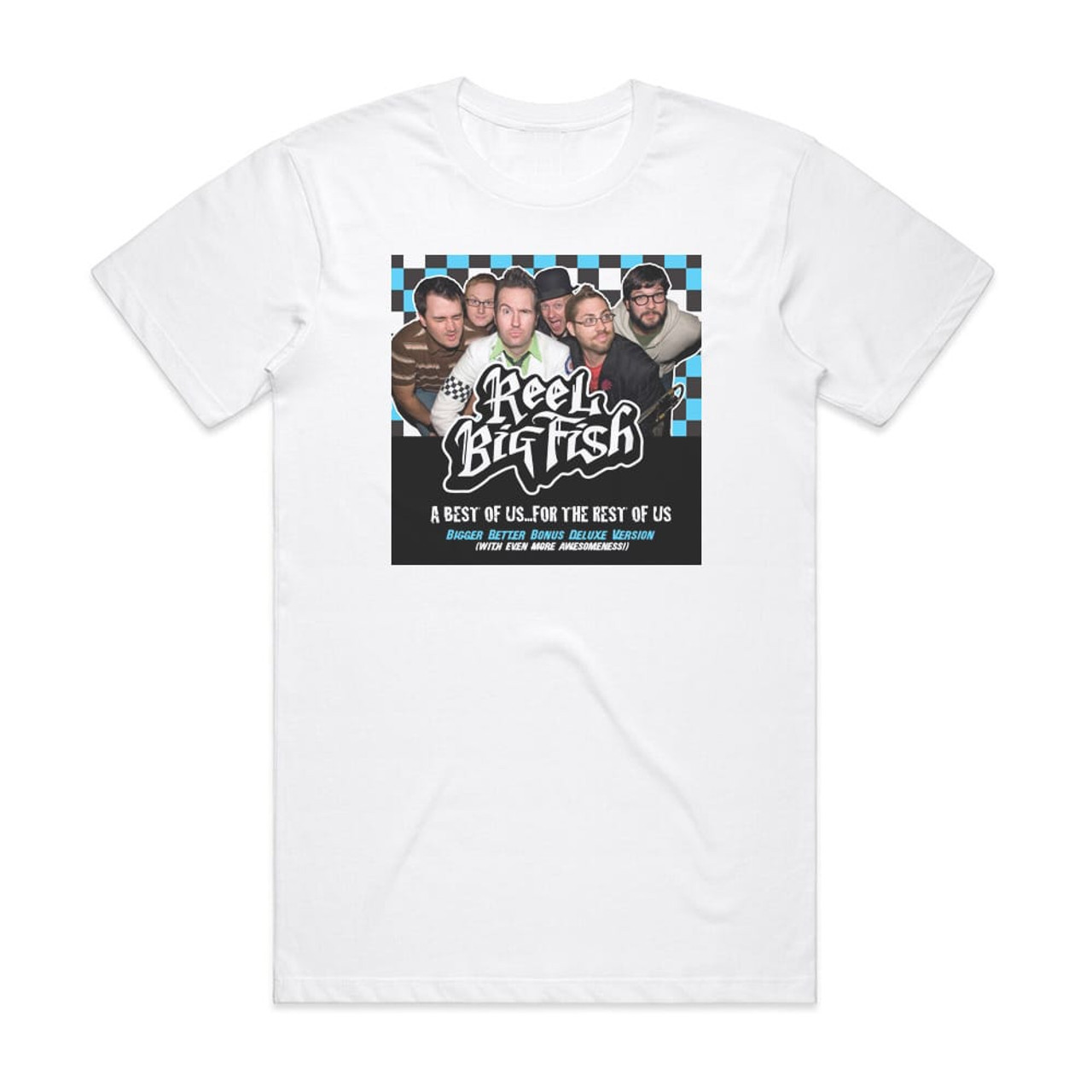 Reel Big Fish A Best Of Us For The Rest Of Us Album Cover T-Shirt White