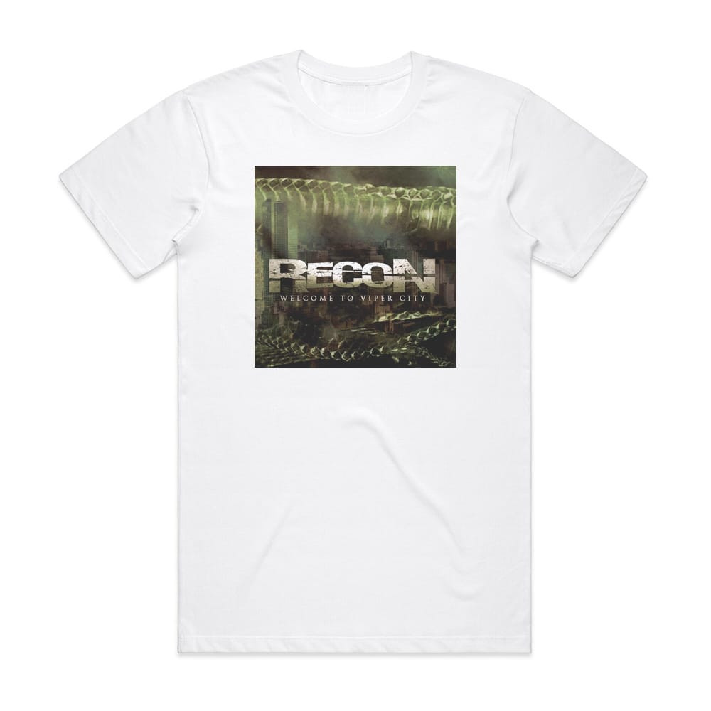 Recon Welcome To Viper City Album Cover T-Shirt White