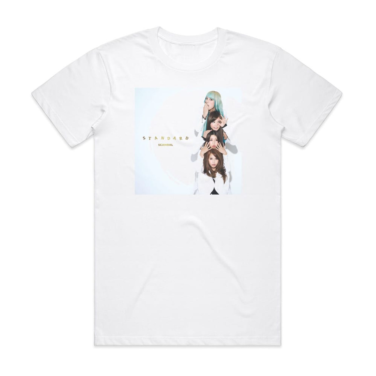 SCANDAL Standard Album Cover T-Shirt White