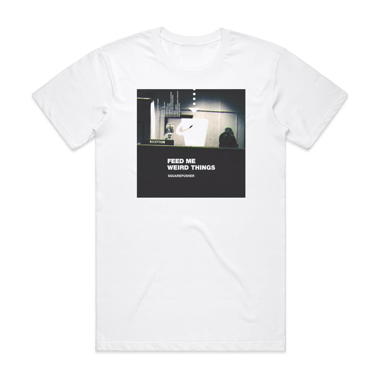 Squarepusher Feed Me Weird Things Album Cover T-Shirt White