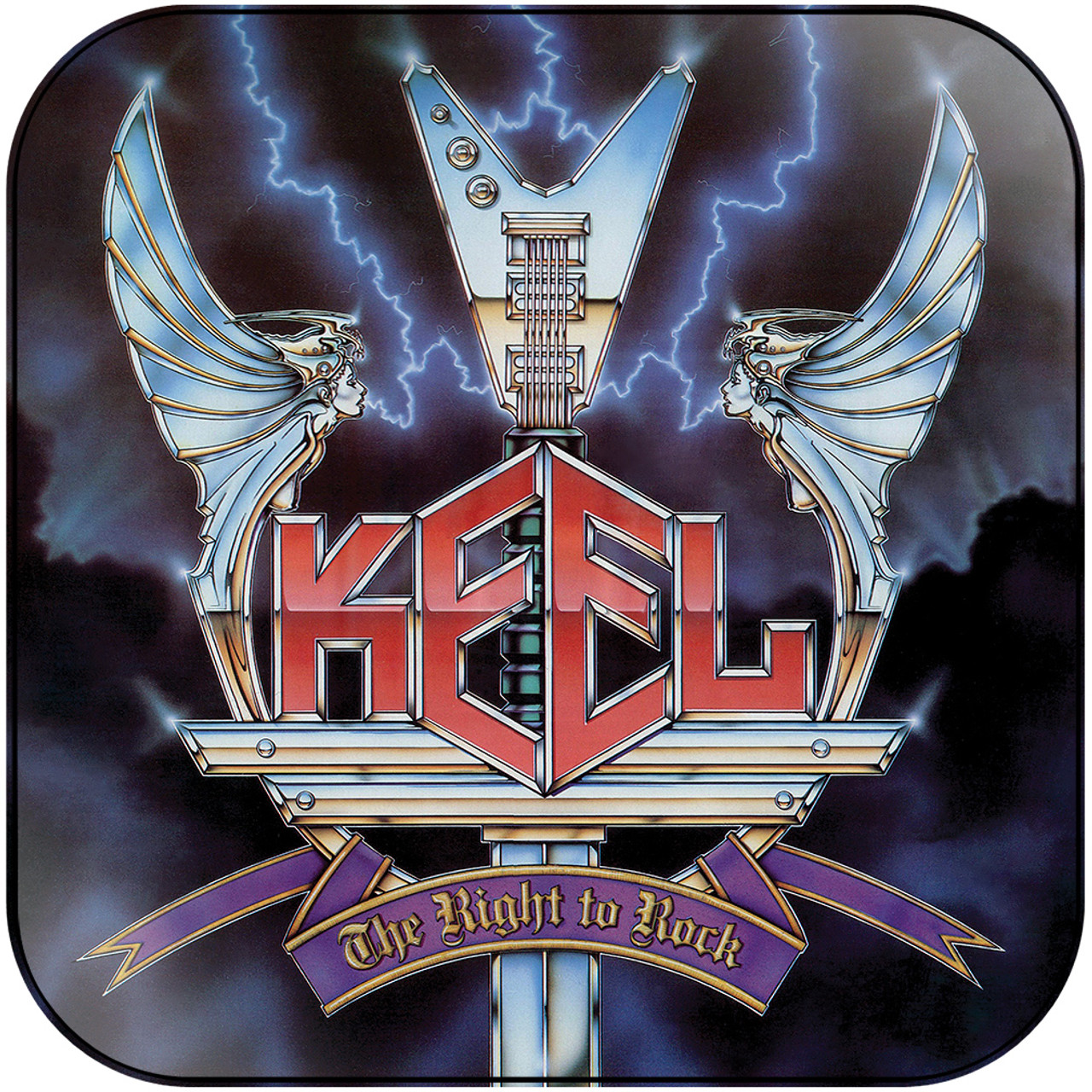 Keel The Right To Rock Album Cover Sticker