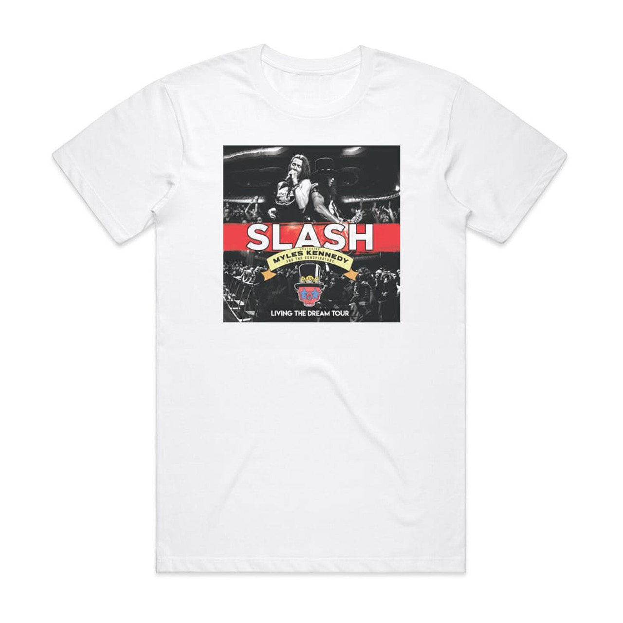 Slash feat Kennedy Miles and The Conspirators Living The Dream Tour Live  Album Cover Sticker