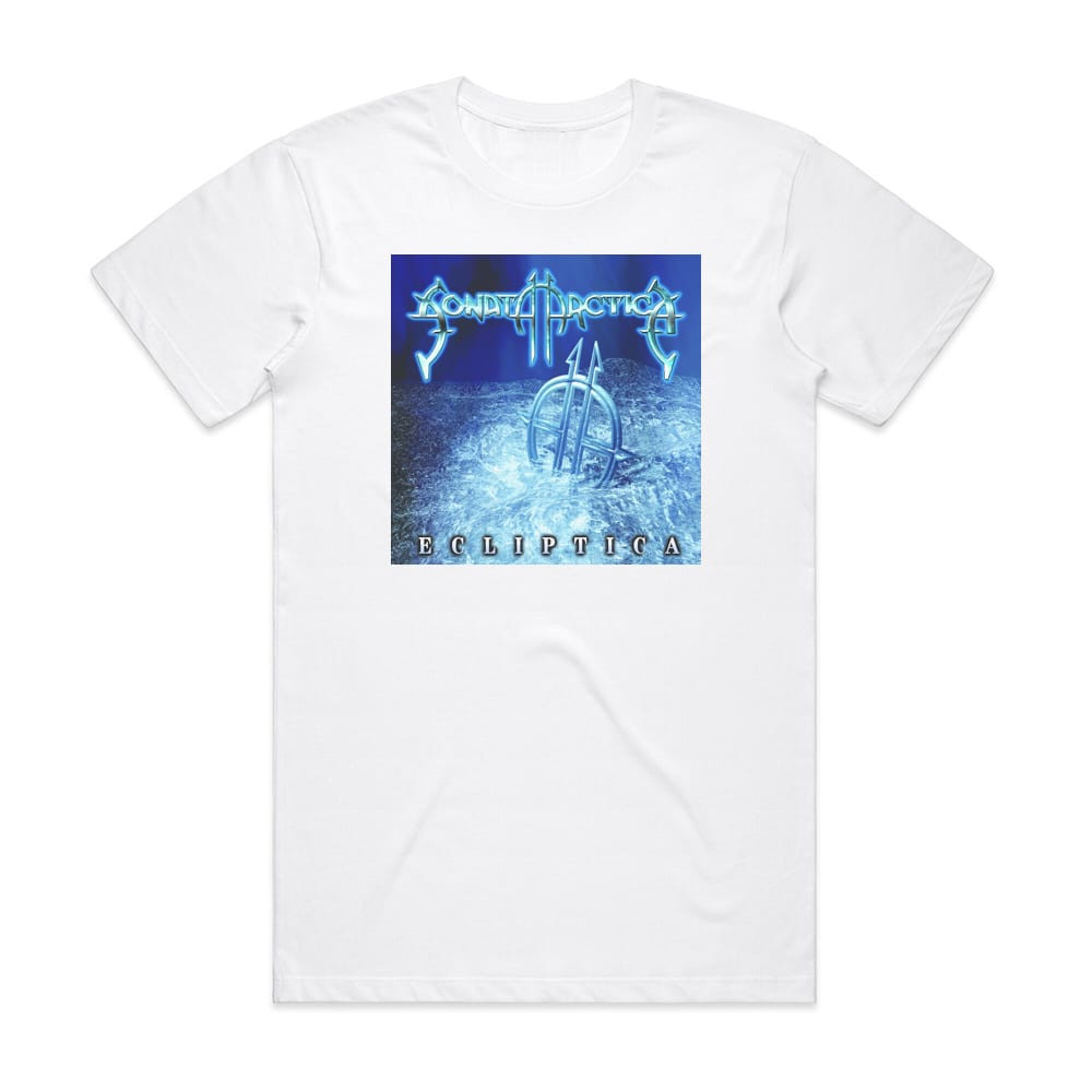 Sonata Arctica Ecliptica Album Cover T-Shirt White1
