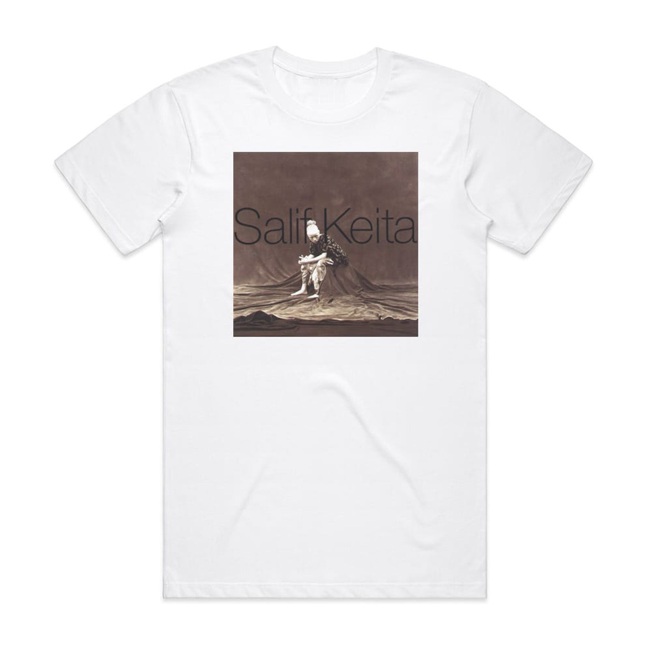 Salif Keita Folon The Past Album Cover T-Shirt White