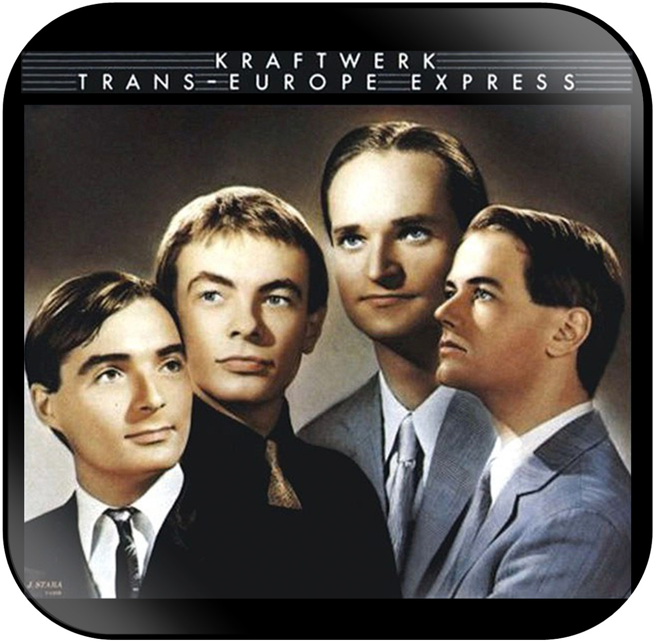 Kraftwerk Trans Europe Express Album Cover Sticker