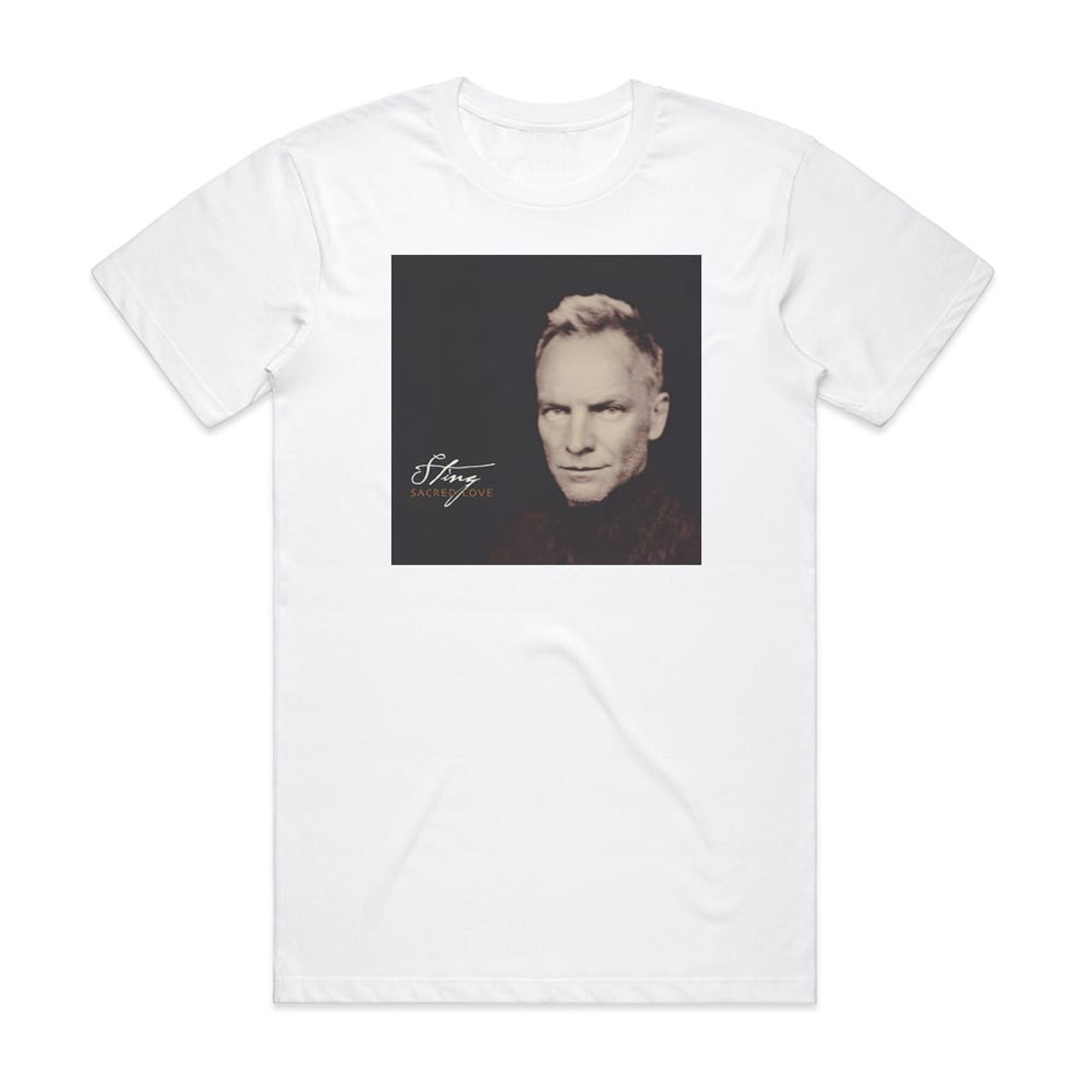 Sting Sacred Love Album Cover T-Shirt White