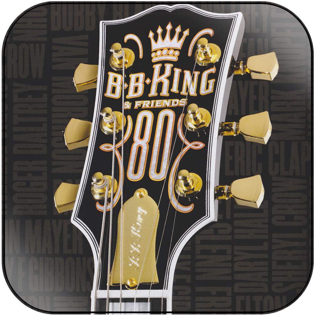 BB King 80 Album Cover Sticker