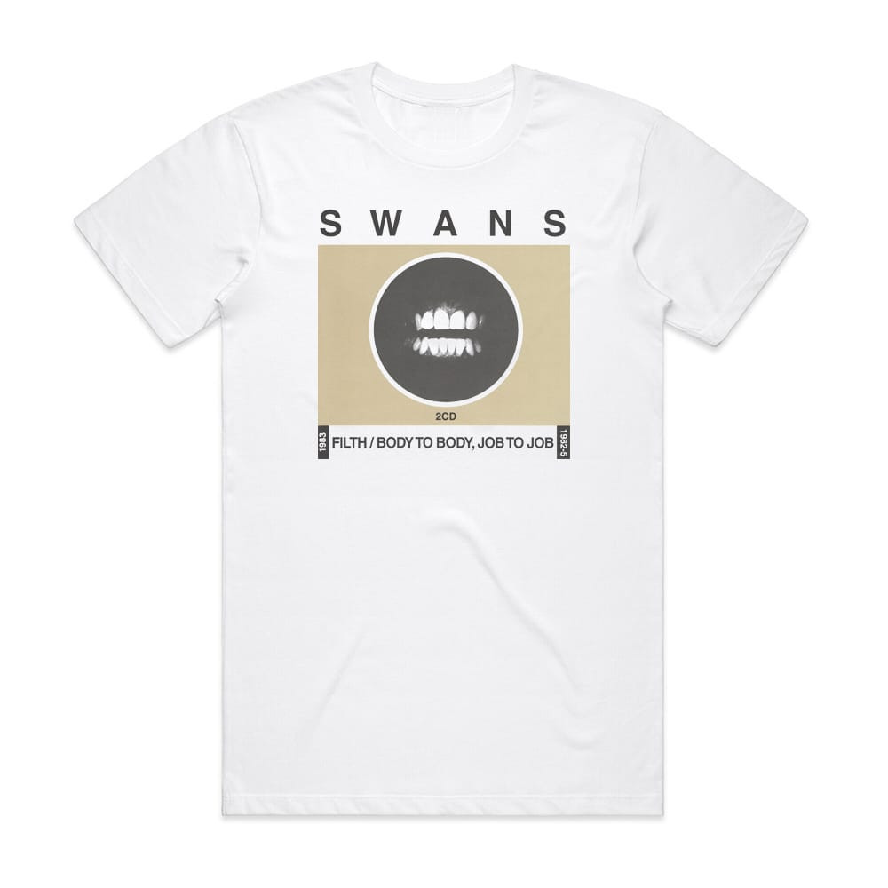 Swans Filth Body To Body Job To Job Album Cover T-Shirt White