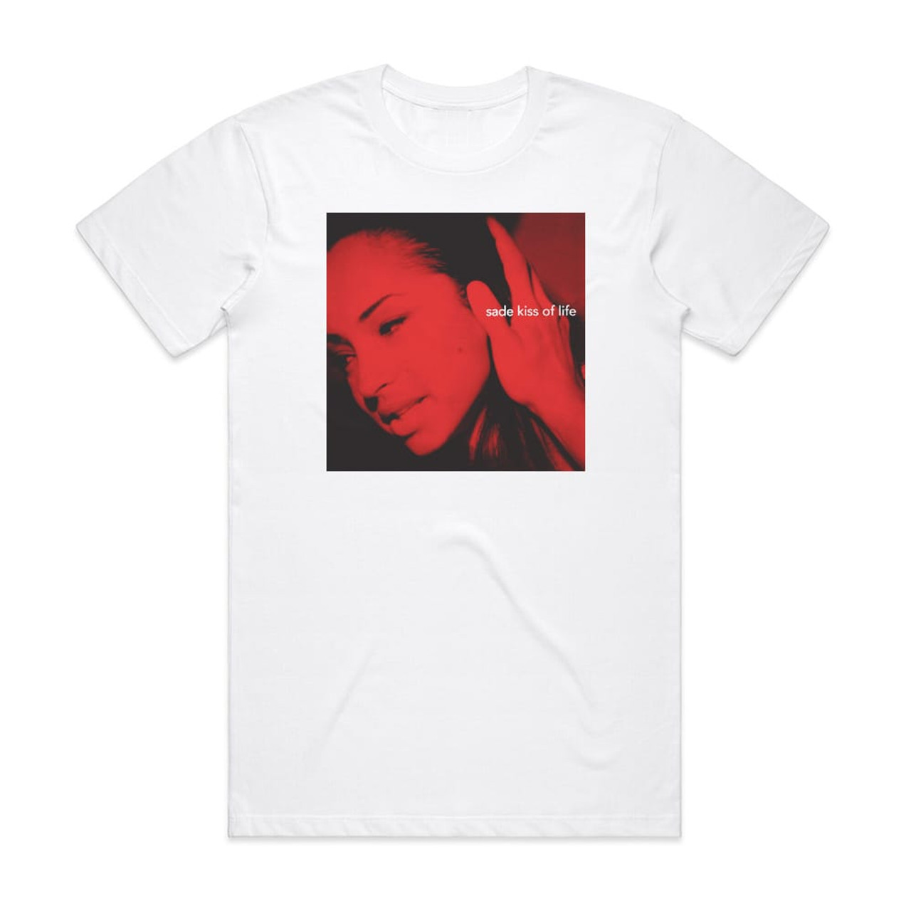 Sade Kiss Of Life Album Cover T-Shirt White