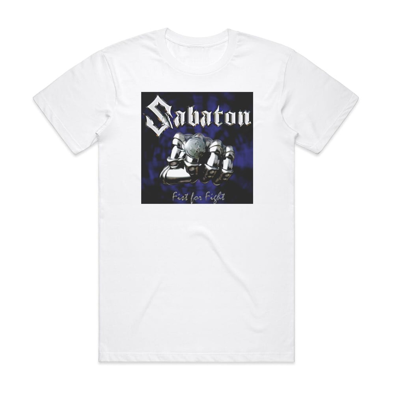 Sabaton Fist For Fight 1 Album Cover T-Shirt White