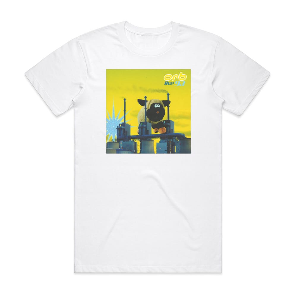 The Orb Live 93 Album Cover T-Shirt White