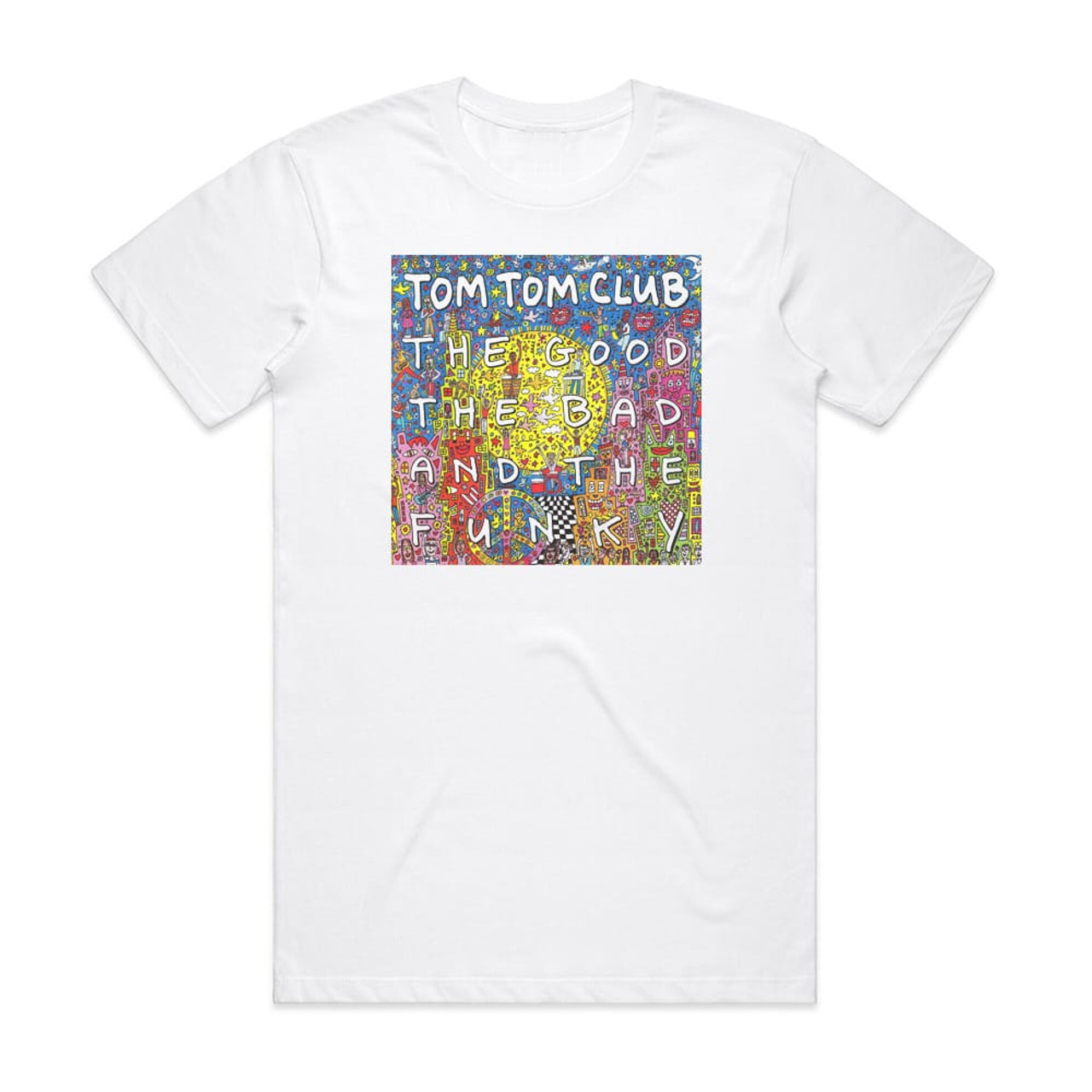 Tom Tom Club The Good The Bad And The Funky Album Cover T-Shirt White