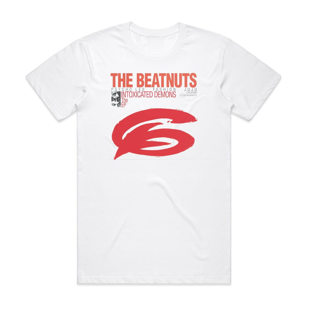 The Beatnuts Intoxicated Demons The Ep Album Cover T-Shirt White The Beatnuts Intoxicated Demons The Ep Album Cover T-Shirt White