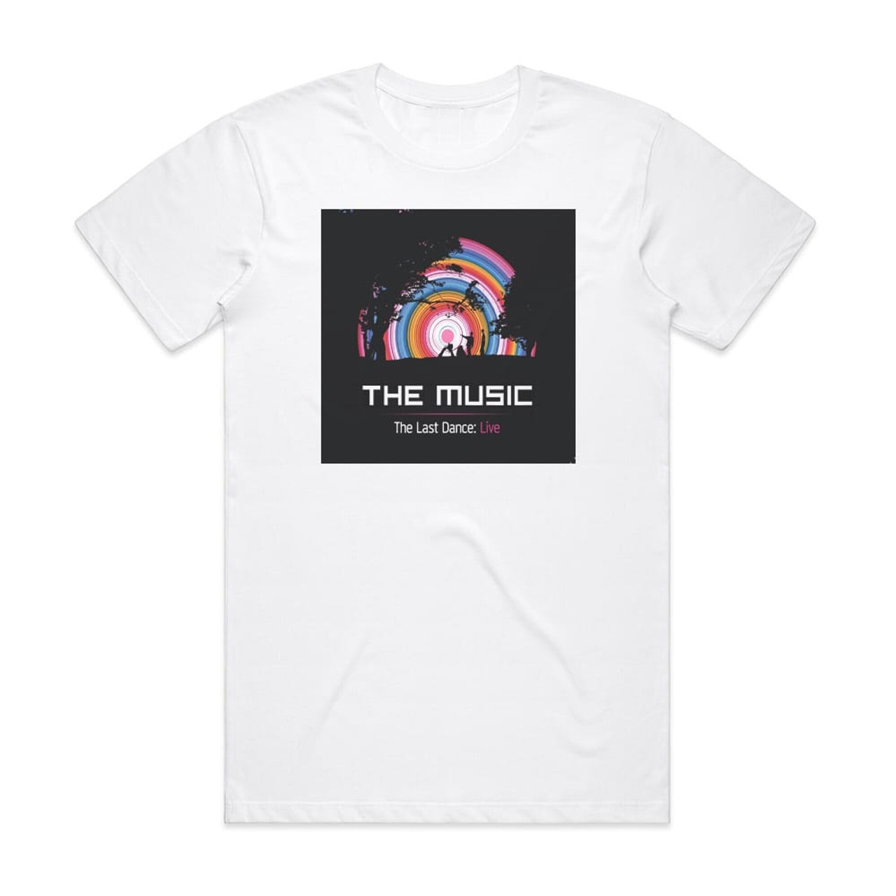 The Music The Last Dance Live Album Cover T-Shirt White