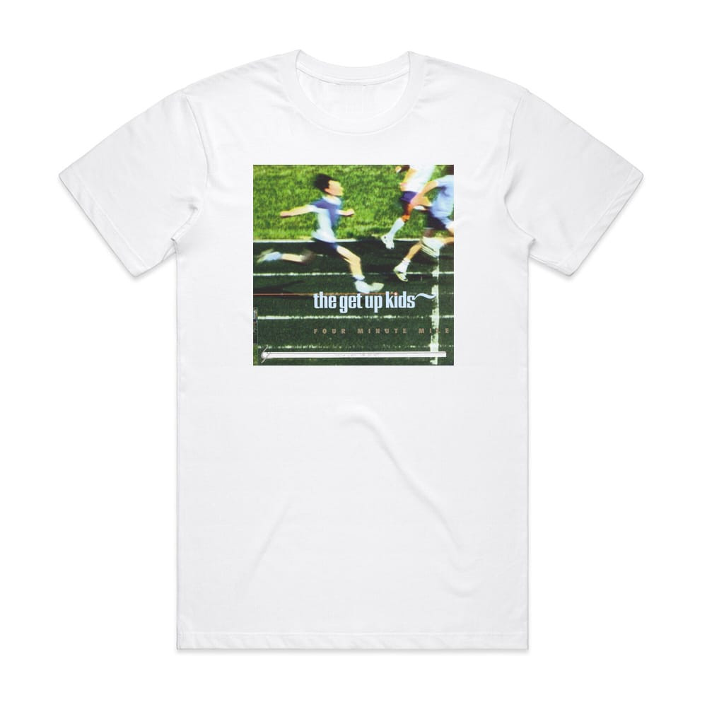 The Get Up Kids Four Minute Mile Album Cover T-Shirt White