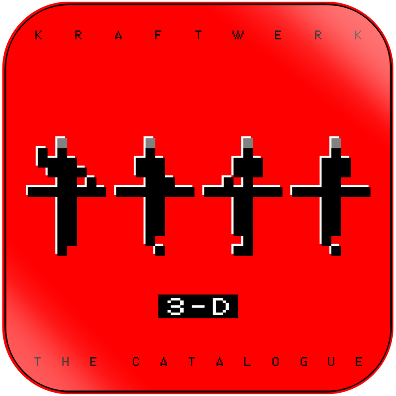 Kraftwerk - 3 D The Catalogue-1 Album Cover Sticker