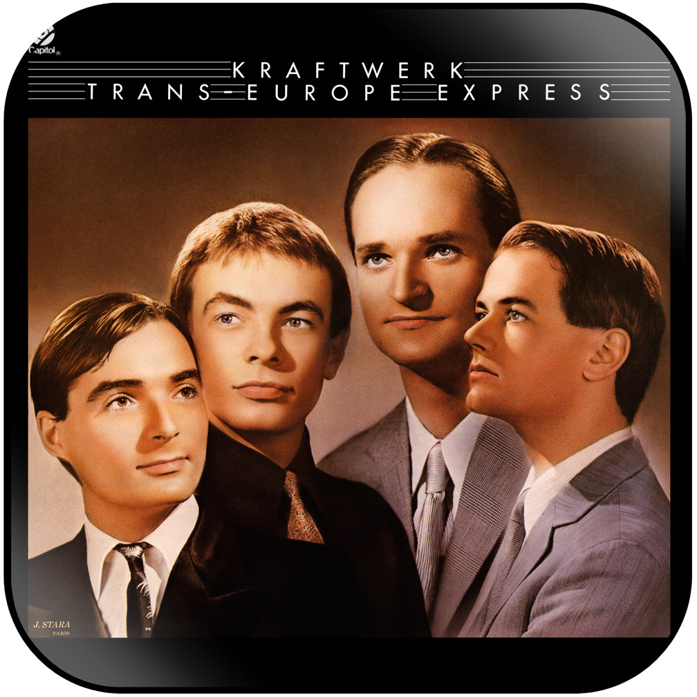 Kraftwerk Trans Europa Express-3 Album Cover Sticker