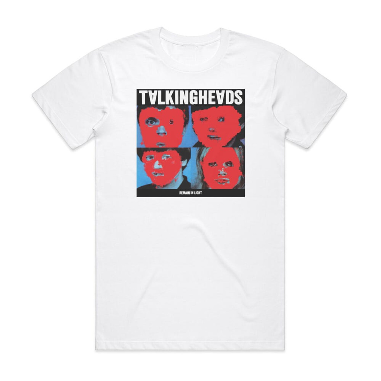 Talking Heads Remain In Light 1 Album Cover T-Shirt White