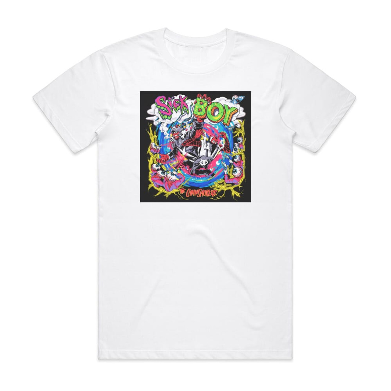 The Chainsmokers Sick Boy Album Cover T-Shirt White