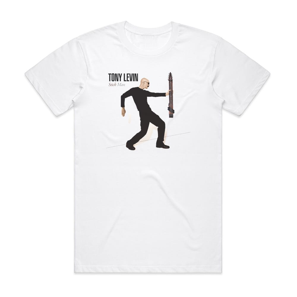 Tony Levin Stick Man Album Cover T-Shirt White