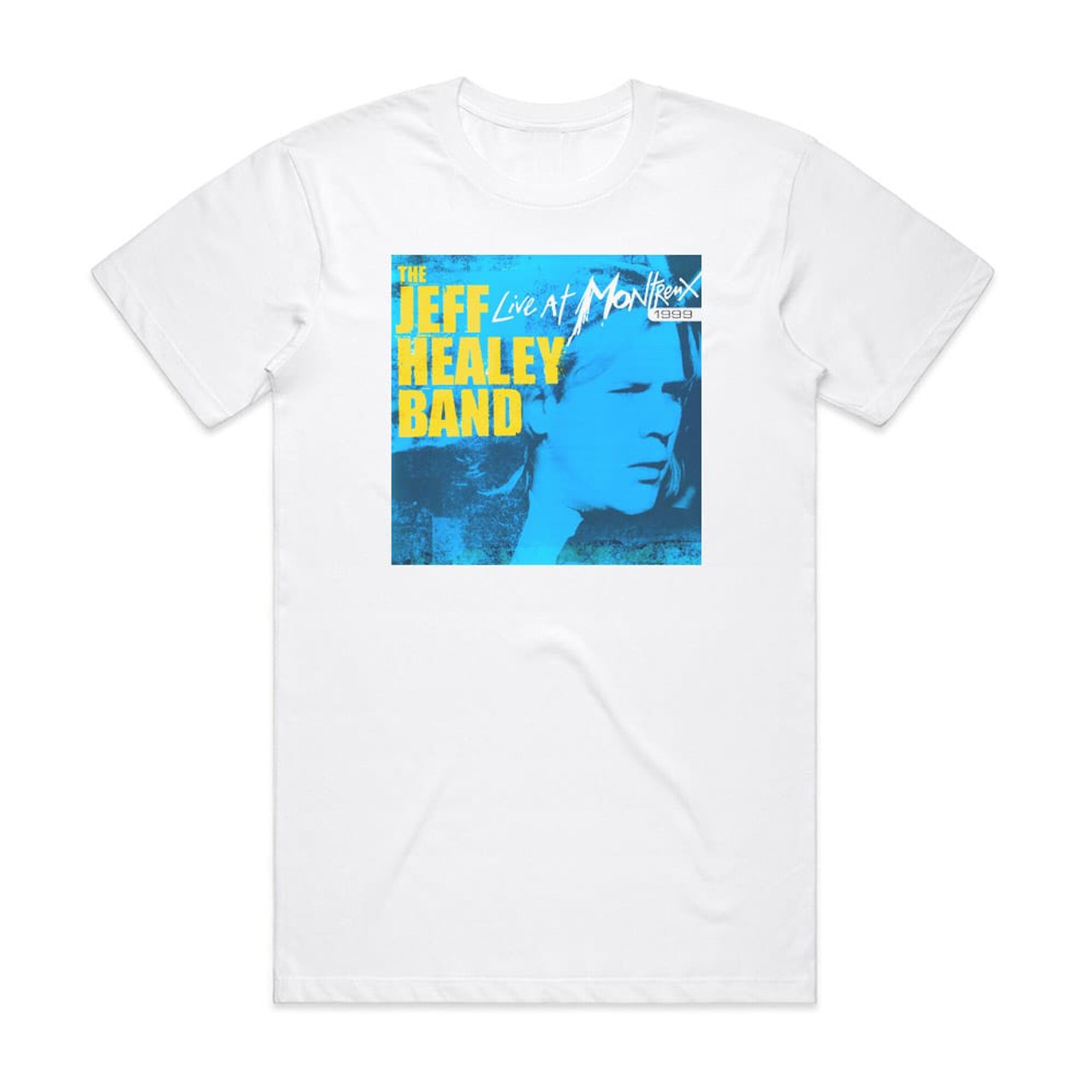 The Jeff Healey Band Live At Montreux 1999 Album Cover T-Shirt White