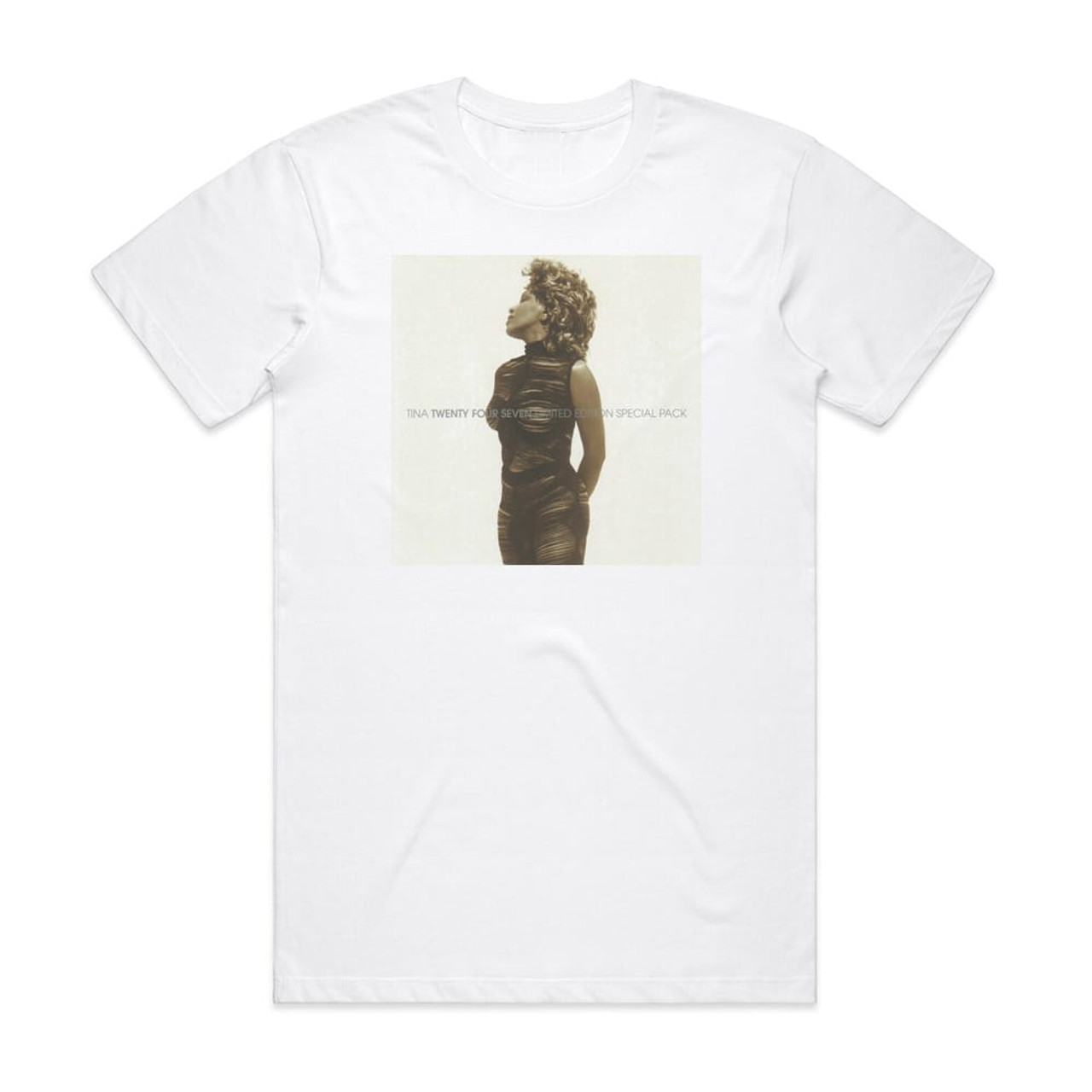 Tina Turner Twenty Four Seven Album Cover T-Shirt White