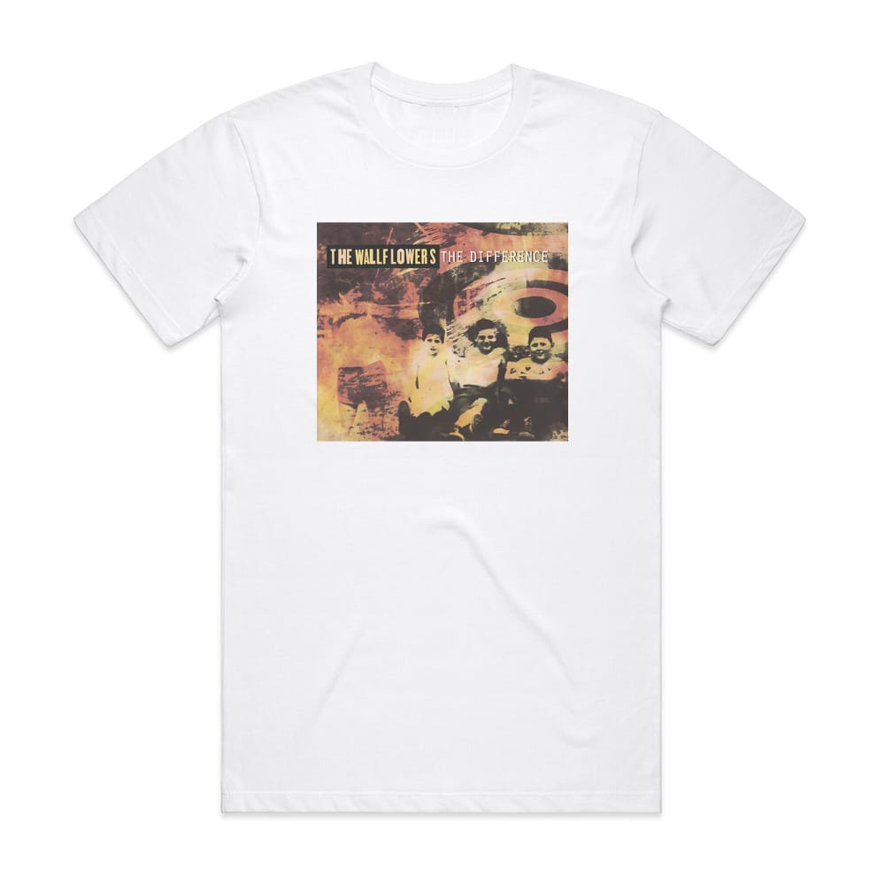 The Wallflowers The Difference Album Cover TShirt White