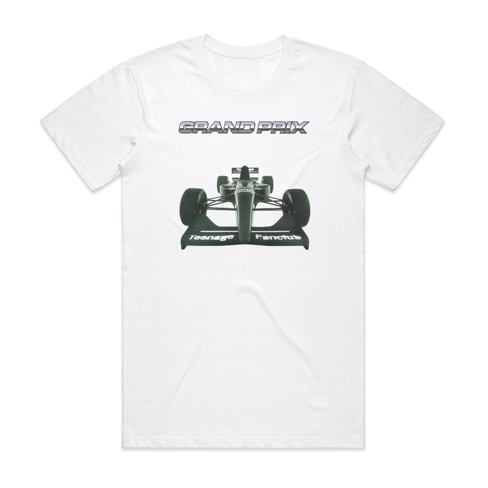 Teenage Fanclub Grand Prix Album Cover T-Shirt White