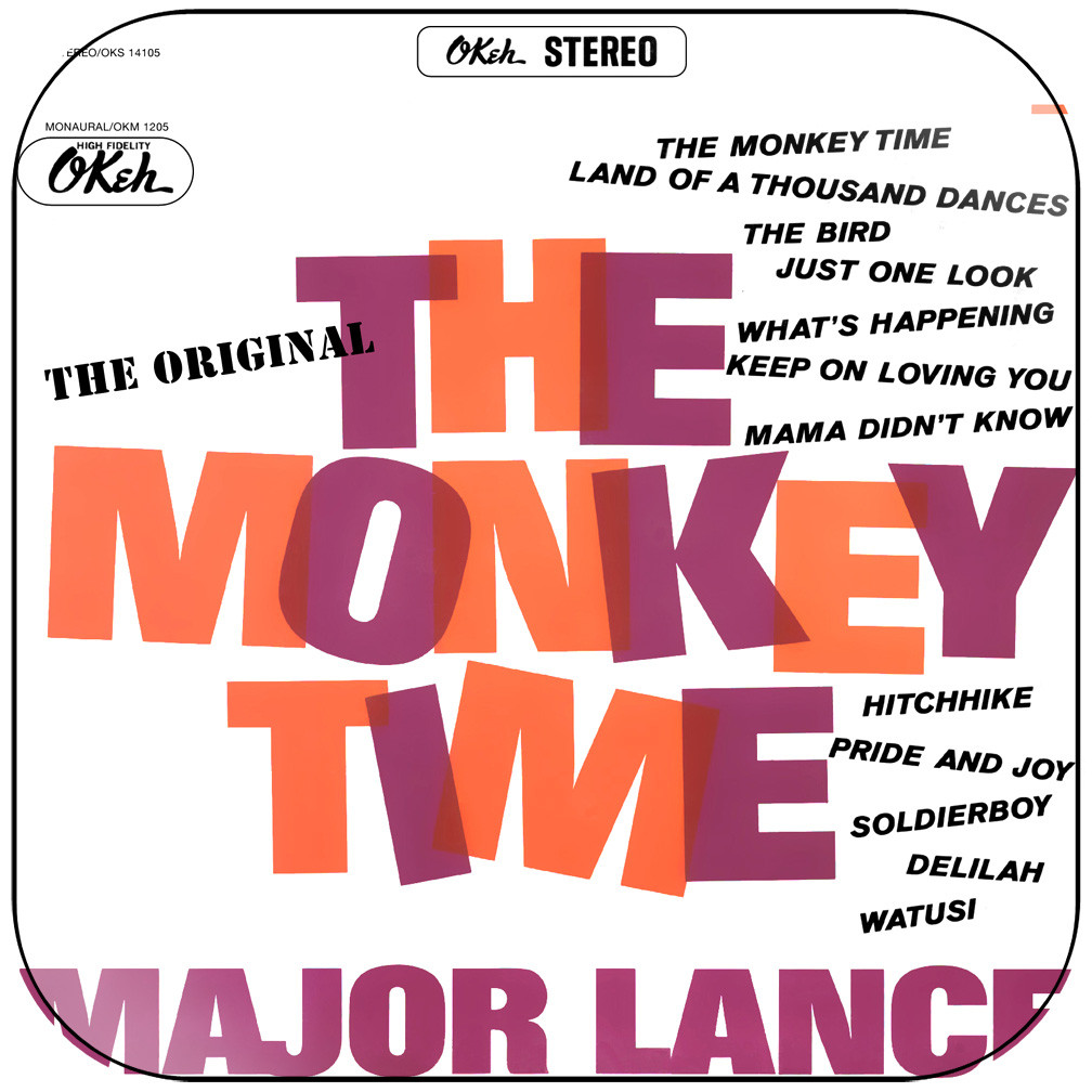 Major Lance The Monkey Time Album Cover Sticker