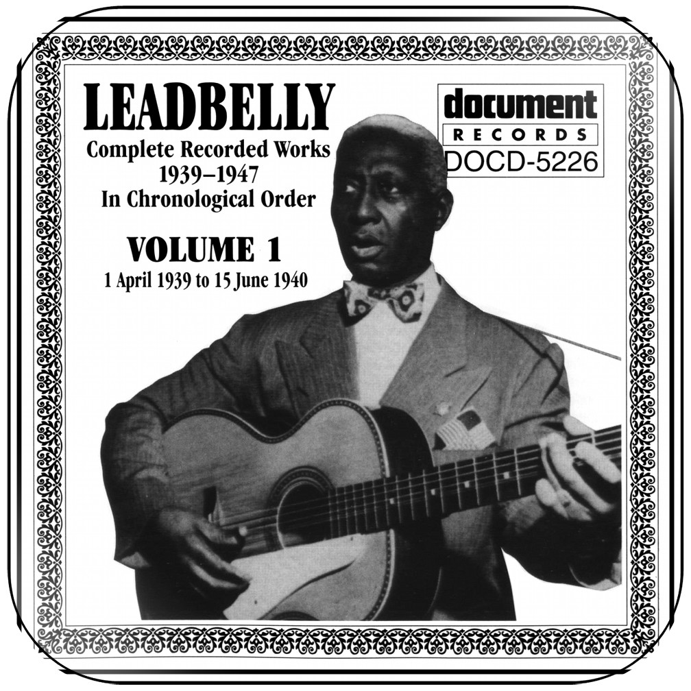 Lead Belly Leadbelly Complete Recorded Works 1939 1947 Volume 1 Album Cover Sticker