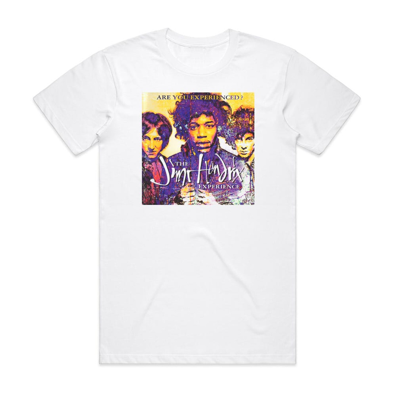 The Jimi Hendrix Experience Are You Experienced Album Cover T-Shirt White