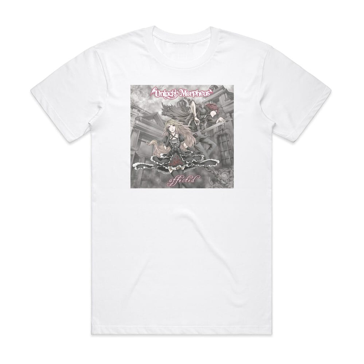 Unlucky Morpheus Affected Album Cover T-Shirt White