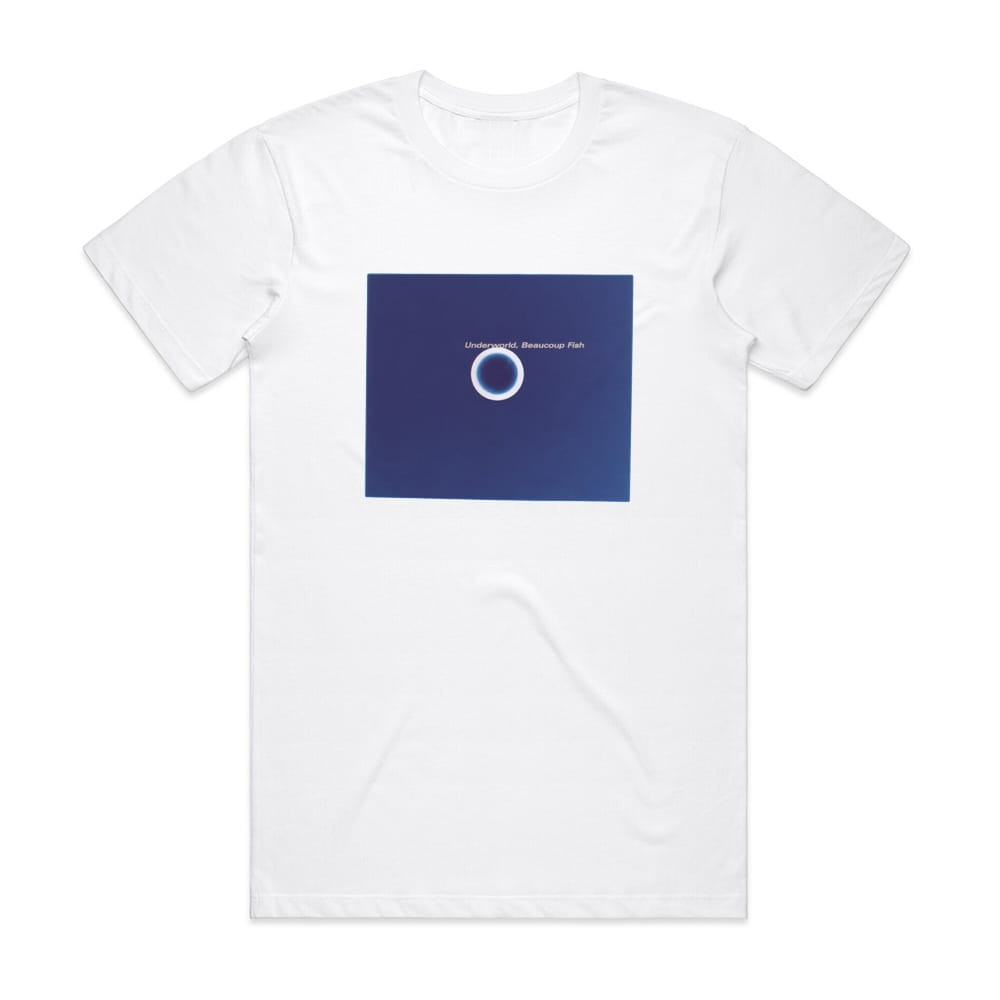 Underworld Beaucoup Fish Album Cover T-Shirt White