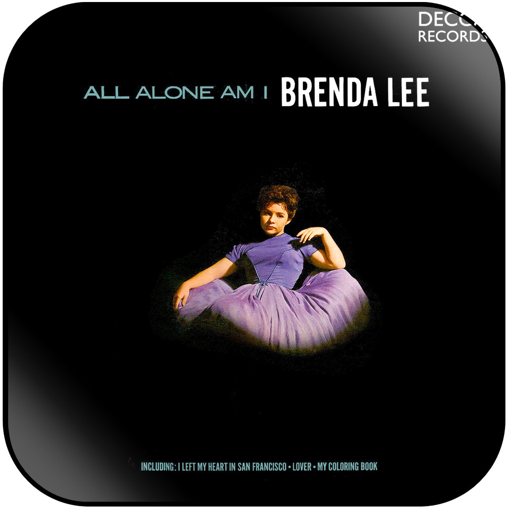 Brenda Lee All Alone Am I Album Cover Sticker