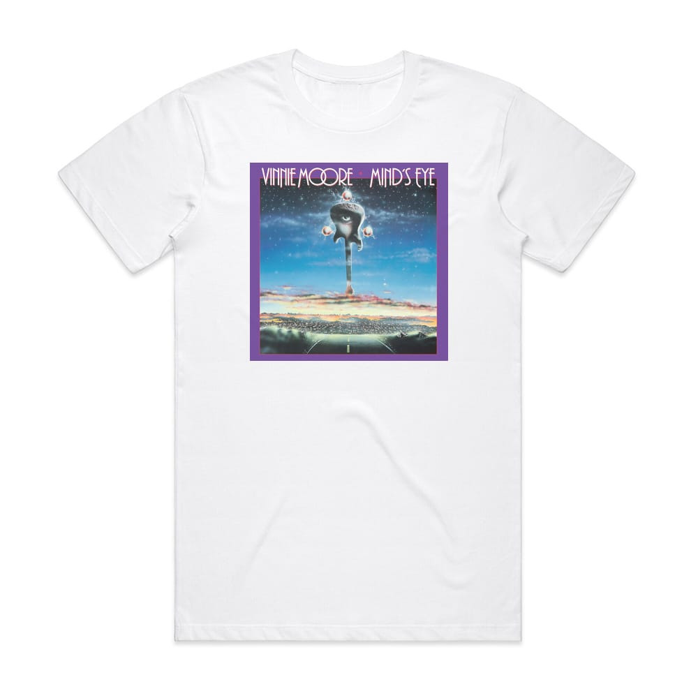 Vinnie Moore Minds Eye Album Cover T-Shirt White