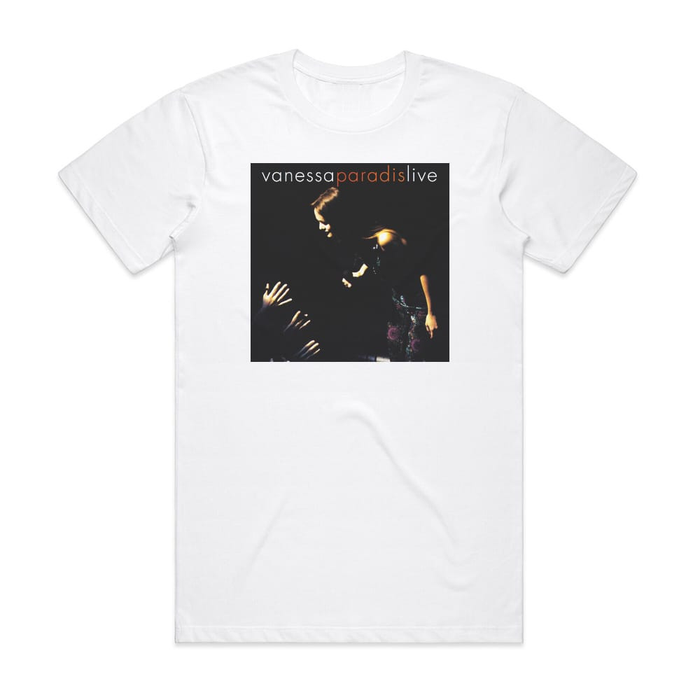 Vanessa Paradis Live Album Cover T-Shirt White