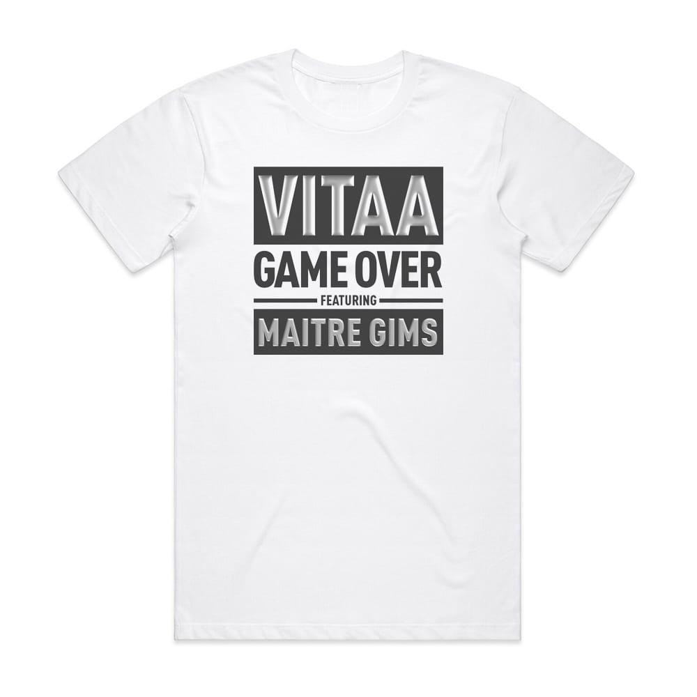 Vitaa Game Over Album Cover T-Shirt White