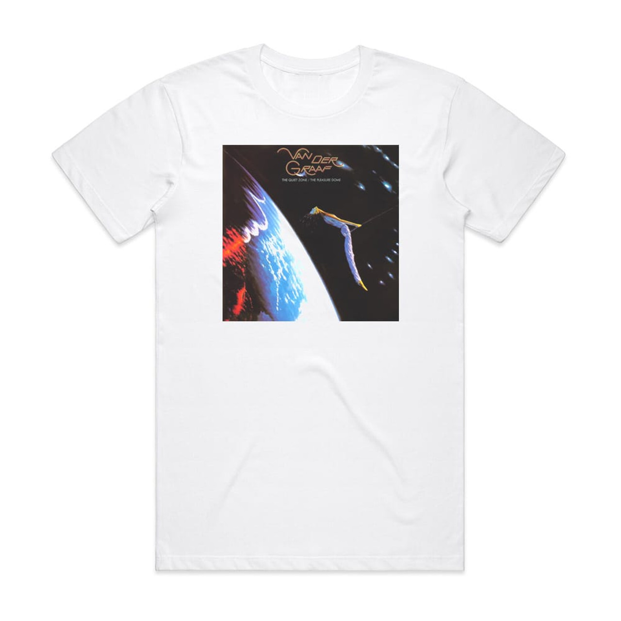 Van der Graaf The Quiet Zone The Pleasure Dome Album Cover T-Shirt White