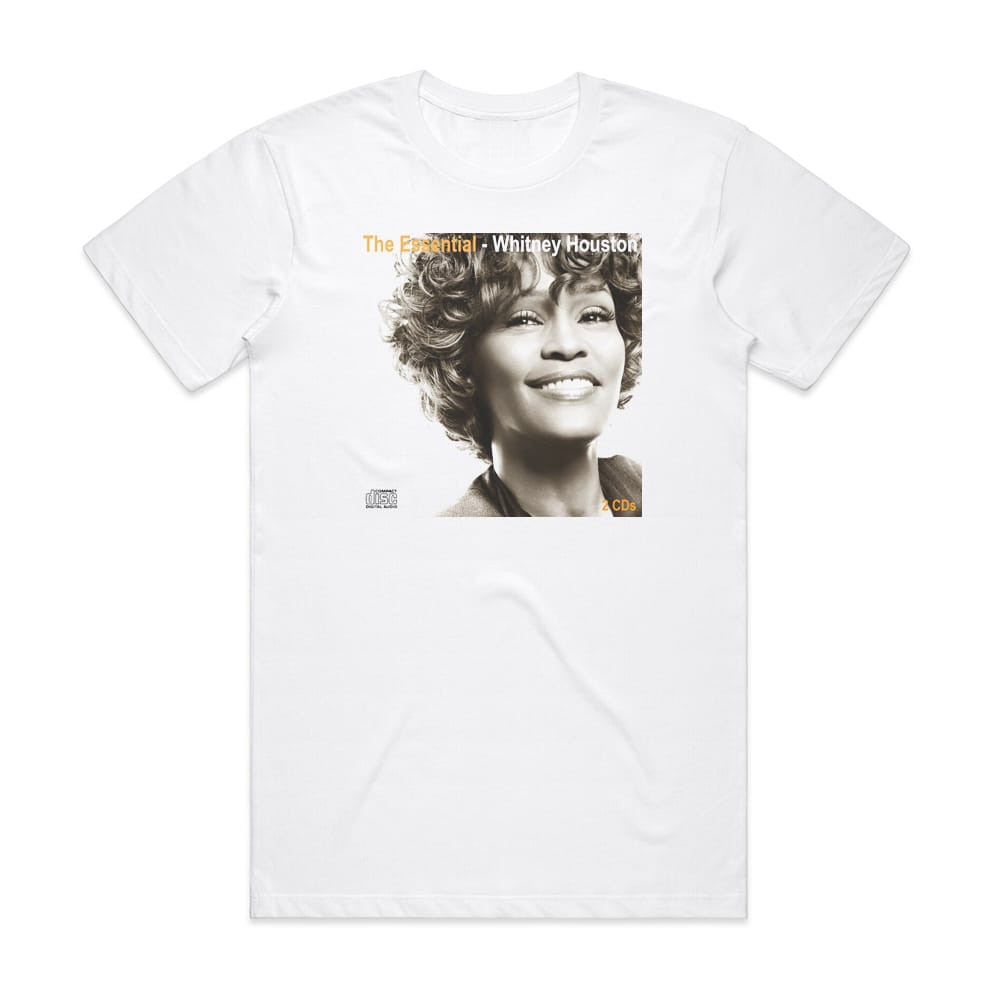 Whitney Houston The Essential Whitney Houston Album Cover T-Shirt