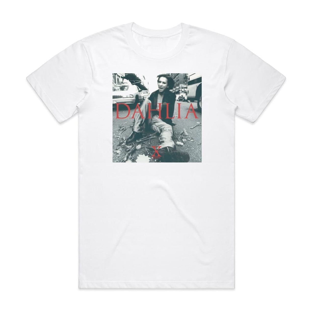 X JAPAN Dahlia Album Cover T-Shirt White