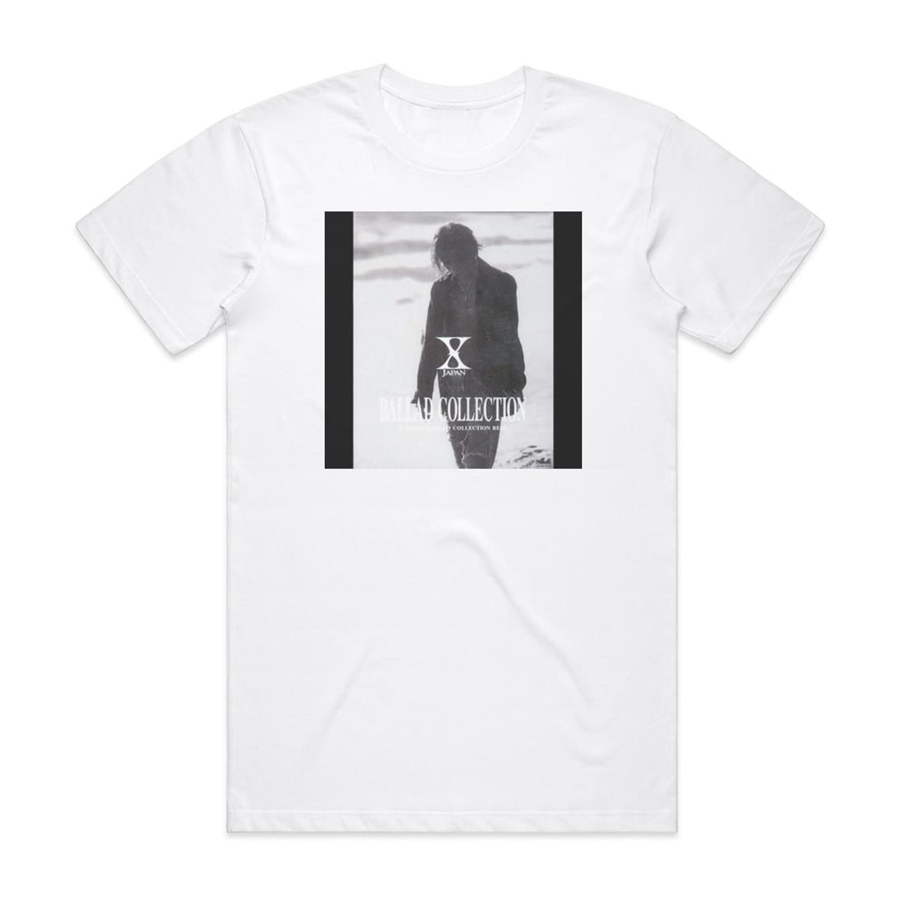 X JAPAN Ballad Collection Album Cover T-Shirt White